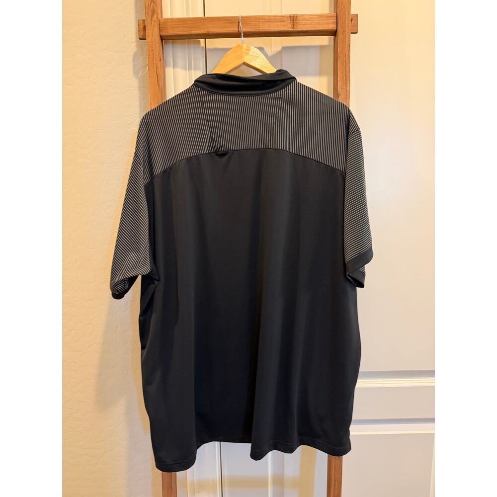 Antigua-Black MLB AZ Diamondbacks w/stripe sleeves-performance Golf Polo-2XL - Picture 4 of 4